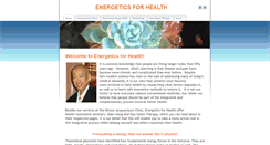 Desktop Screenshot of energeticsforhealth.com